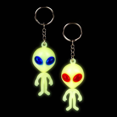 2.4" GID Vinyl Alien Keychain - LLB Toys