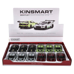 5" Diecast Pull Back Bentley Continental Gt3 LLB kids toys