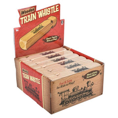 7.5" WOODEN TRAIN WHISTLE LLB Wood Toy - Kids