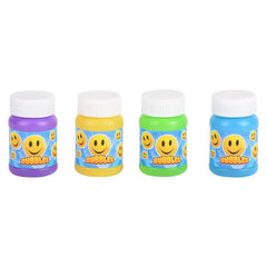 MINI SMILE FACE BUBBLE BOTTLE 1OZ LLB kids toys