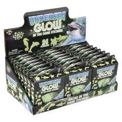 Glow In Dark Aquatic Stickers 24ct