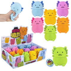4" Axolotl Puffer 12ct LLB Squishy Toys