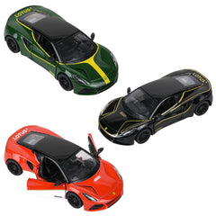 5" Diecast Pull Back Lotus Emira Heritage 12ct - LLB Toys