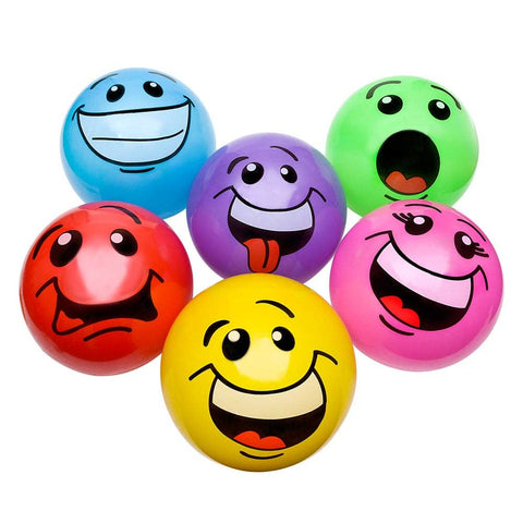 12" SILLY FACE VINYL BALLS LLB Hats & Inflatable Toy