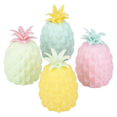 SQUISH AND STRETCH PINEAPPLE 4.33" LLB Squishy Toys