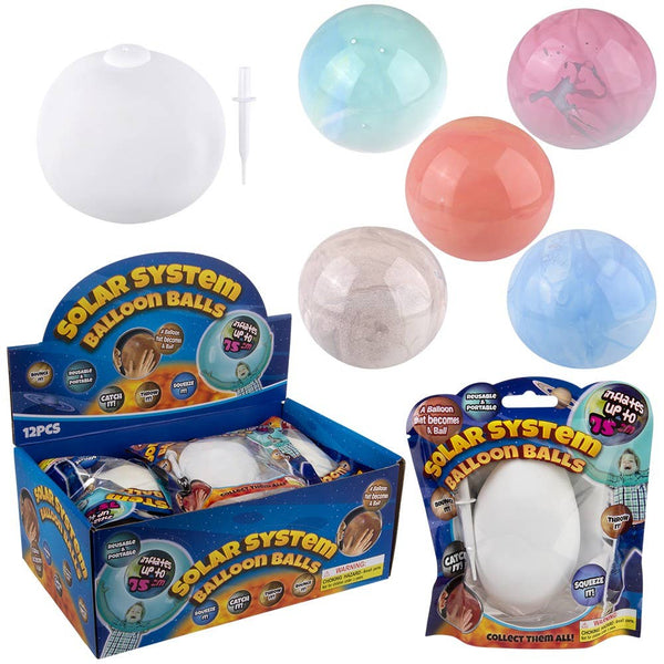 Solar System Balloon Ball 12ct - LLB Toys