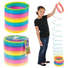 6" (150MM) JUMBO RAINBOW COIL SPRING LLB kids toys