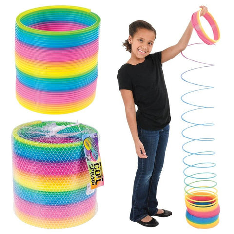 6" (150MM) JUMBO RAINBOW COIL SPRING LLB kids toys