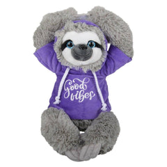 15.5" SLOTH WITH HOODIE LLB Plush Toys