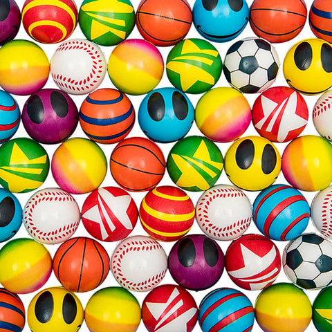 2" MINI STRESS BALL ASSORTMENT (50PCS/UNIT) LLB kids toys