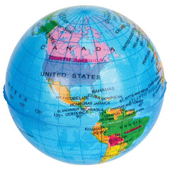 3" GLOBE STRESS BALL LLB kids toys