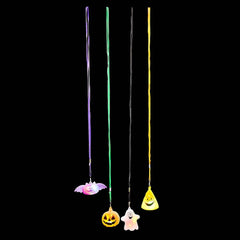 2" Halloween Flashing Necklace Assortment (24pc) - LLB Toys