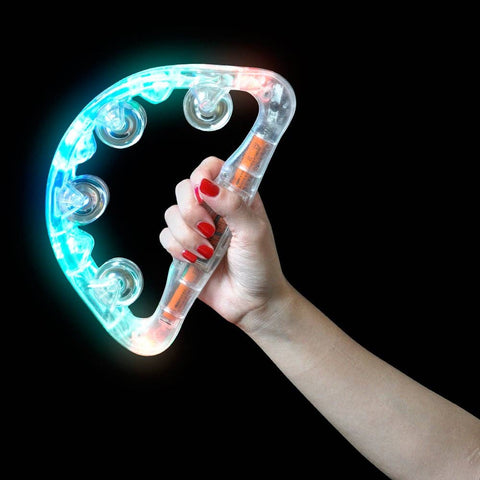 9" FLASHING TAMBOURINE LLB kids toys