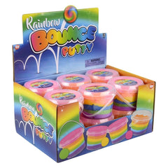4" RAINBOW BOUNCING PUTTY LLB Slime & Putty