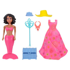 7" Wind-Up Mermaid Dress Up Playset - LLB Toys
