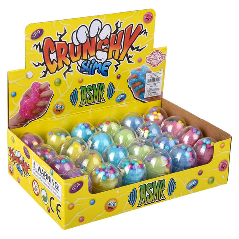 2.4" Crunchy Clay Slime Egg 24ct - LLB Toys