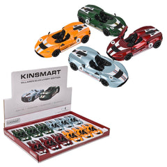 5" Diecast Pull Back McLaren Elva Livery 12ct - LLB Toys