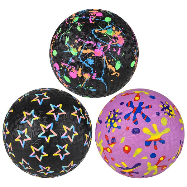 Neon Printed Playground Ball (3 Asst.) 7