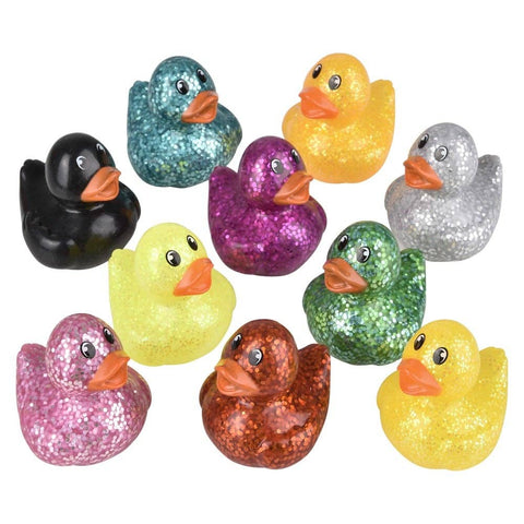 Glitter Duckling 1.5" 100/Unit - LLB Toys