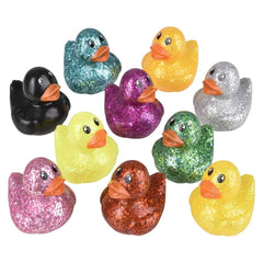 Glitter Duckling 1.5" 100/Unit- LLB Toys