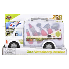 ZOO VETERINARY KIT RESCUE TRUCK LLB Car Toys
