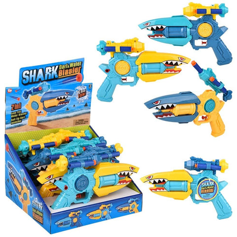 9.85" SHARK FOAM DART WATER BLASTER LLB kids toys