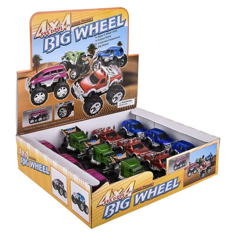 5" FRICTION MINI MONSTER TRUCK LLB Car Toys