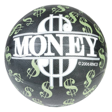 9.5" Dollar Sign Regulation Basketball LLB kids toys