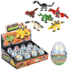 DINOSAUR BUILDING BLOCK EGG 3" LLB kids toys
