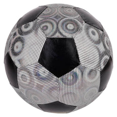 Silver Shiny Metallic Fabric Soccer Ball 16"  - LLB Toys