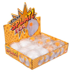 2.5" STICKY SPLAT EGG LLB kids toys