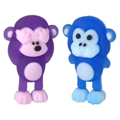 Mini Monkey Figurines Assorted Colors 1" - LLB Toys