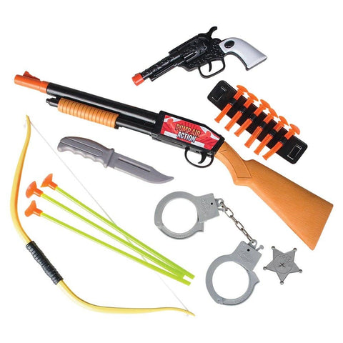 COWBOY WILD WEST PLAY SET 6 PIECES LLB kids toys