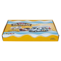 5" DIE-CAST PULL BACK ICE CREAM TRUCK LLB Car Toys