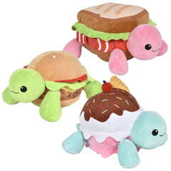 11.5" Food Turtles Plush - LLB Toys
