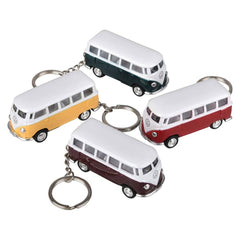 2.5" Diecast  1962 VW Bus Keychain - LLB Toys