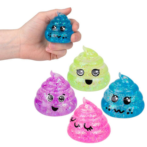2.5" Squeezy Sparkle Sugar Poop - LLB Toys