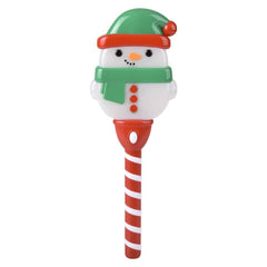 14" Light-Up Swirl Snowman Wand- LLB Christmas