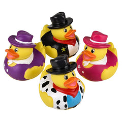 3.75" Cowboy Duckies Novelty Toy 12ct - LLB Toys