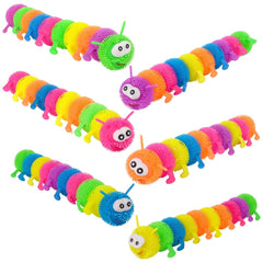 12" Light-Up Jumbo Caterpillar Puffer 12ct - LLB Toys