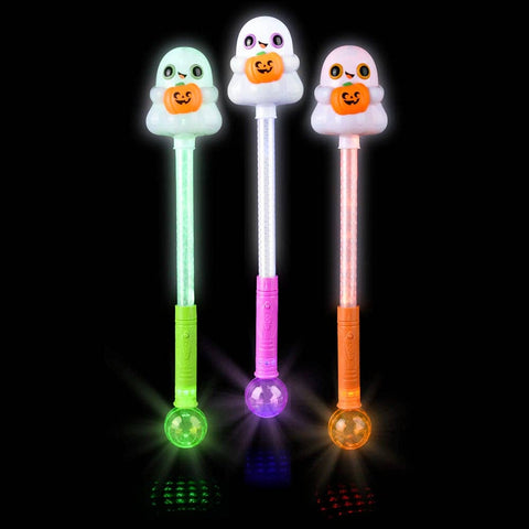 21" Light-Up Ghost Magic Ball Wand- LLB Toys