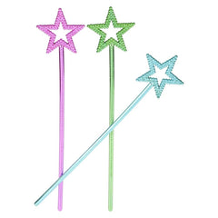 14.5" METALLIC STAR WAND LLB toy-wand kids