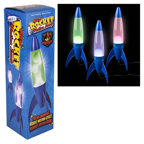 14" Rocket Color Changing Motion Lamp - LLB Toys