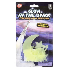 GLOW IN DARK STAR AND MOON STICK ONS LLB kids toys