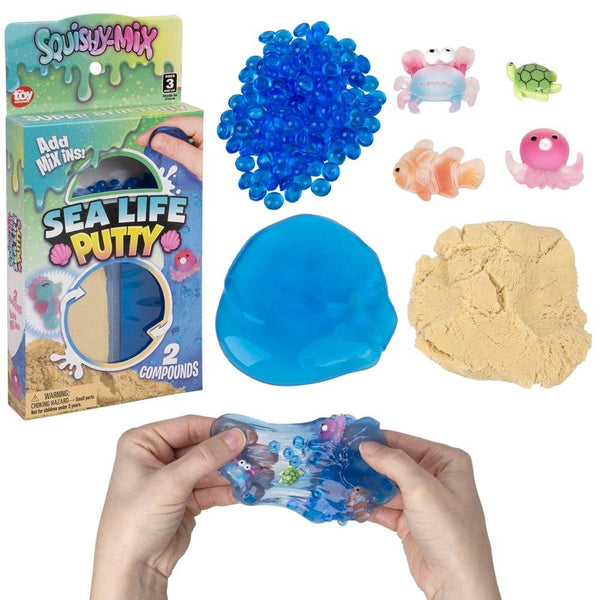 Squishy-Mix Sea Life Putty 12ct - LLB Toys