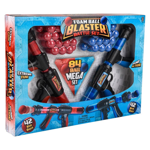 Foam Ball Blaster Set 2pc 84 Balls - LLB Toys