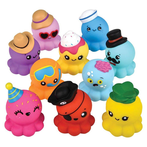 RUBBER OCTOPUS ASSORTMENT 2" LLB kids toys