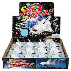 4" DIE-CAST PULL BACK MINI SPACE SHUTTLE LLB Car Toys