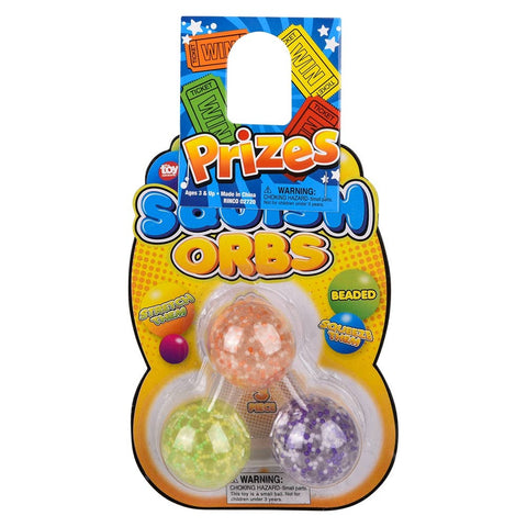1.6" Squish Sticky Beaded Orbs - LLB Toys