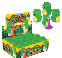 3" SQUEEZE DINOSAUR SLIME LLB Slime & Putty